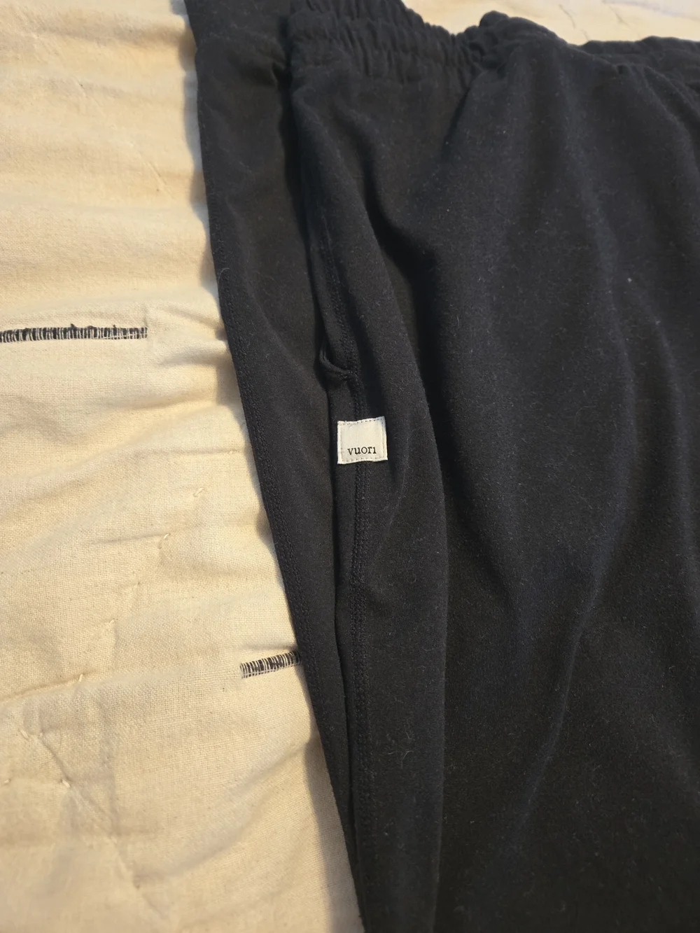 Black Drawstring Jogger Pants Vuori Womens